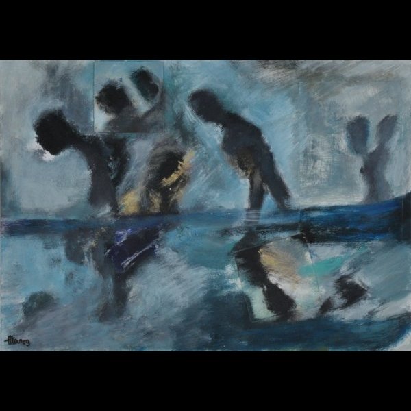 30 x 21 εκ. , μικτή τεχνική σε χαρτί .