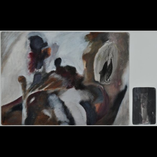 37 x 27 εκ. , μικτή τεχνική σε χαρτόνι .