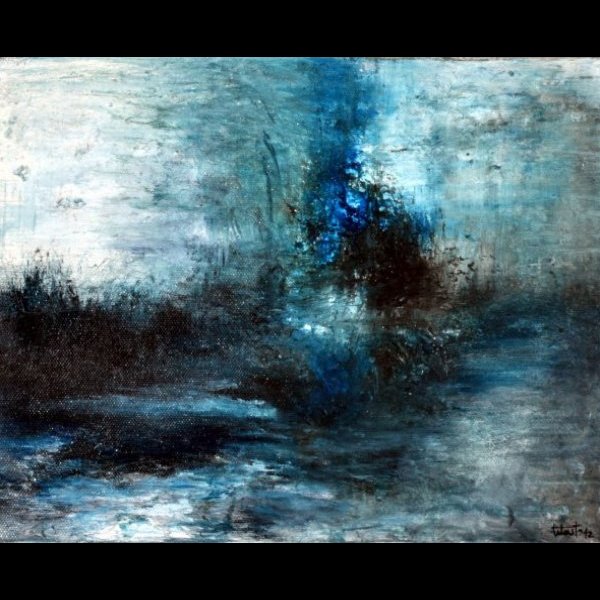  30 x 25 εκ. ,  ακρυλικά σε μουσαμά .