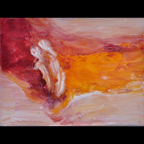  12 x 9 εκ. ,  ακρυλικά σε μουσαμά .