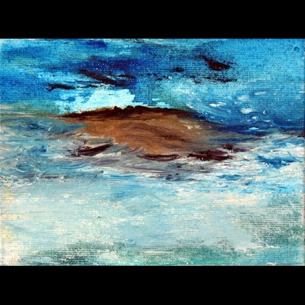  12 x 9 εκ. ,  ακρυλικά σε μουσαμά .