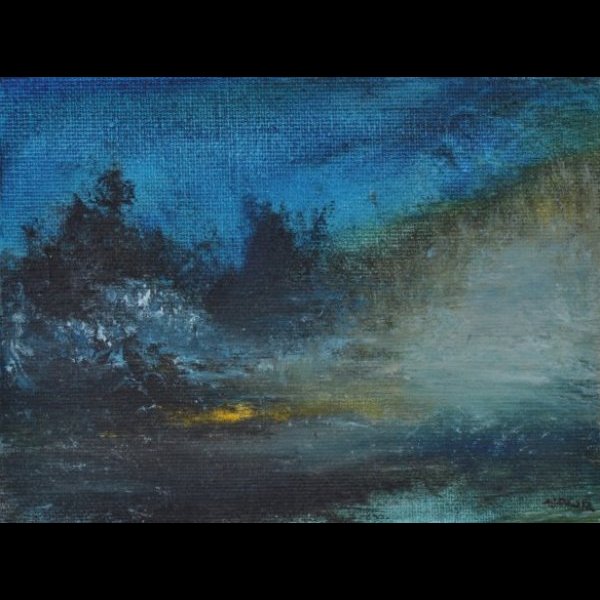  12 x 9 εκ. ,  ακρυλικά σε μουσαμά .