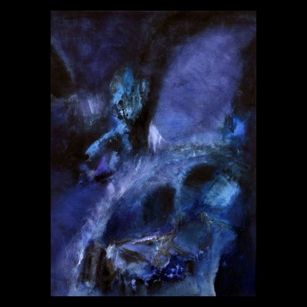 Ζωή νοσταλγίας , 75 x 53 εκ. , ακρυλικά σε χαρτί .